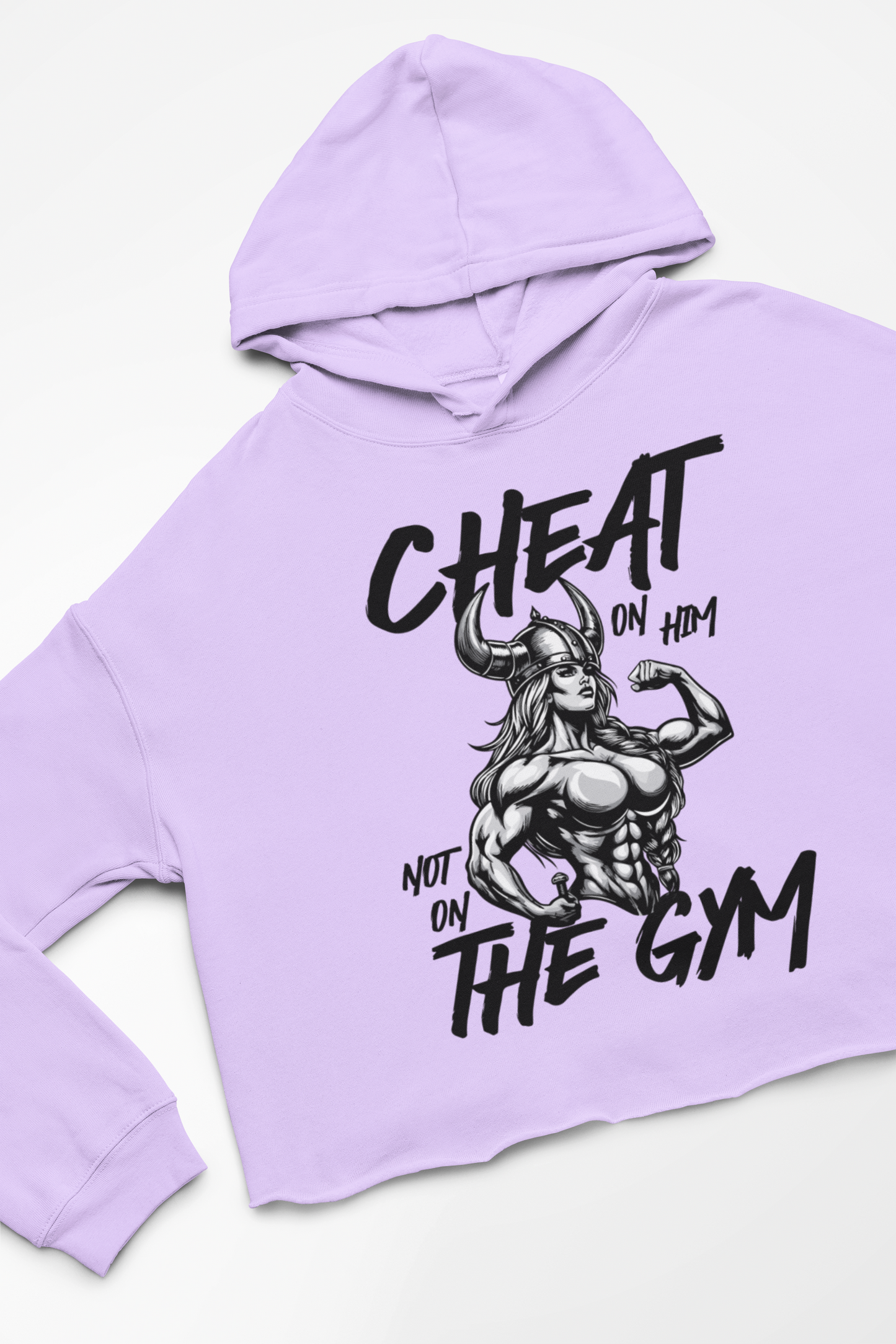 Cheat On Him Crop Hoodie